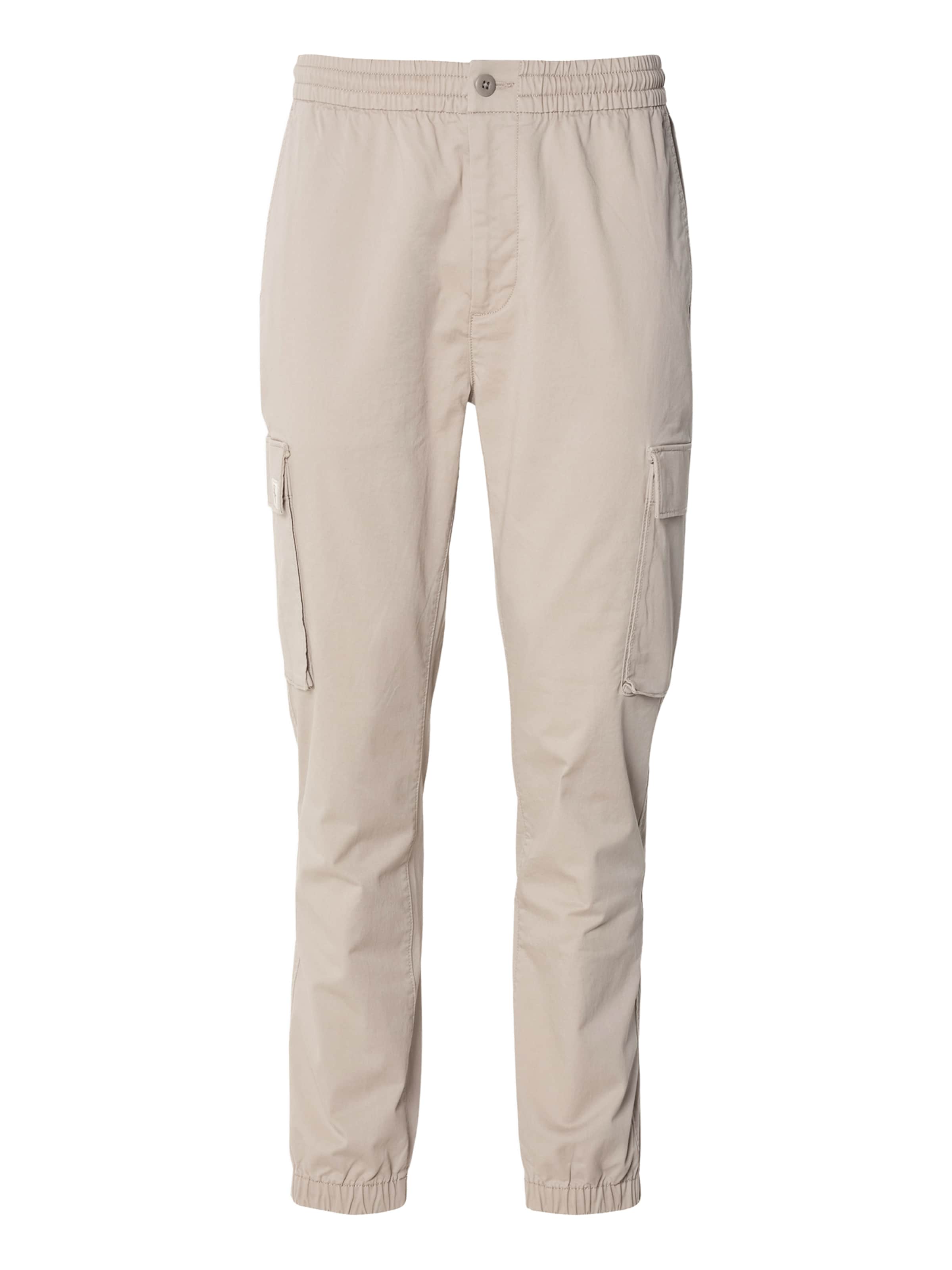 Calvin Klein Jeans Παντελόνι cargo σε καφέ: μπροστά