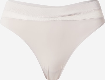 Calvin Klein Underwear Thong in Grey: front