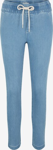 TOM TAILOR Slimfit Jeans in Blauw: voorkant
