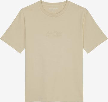 T-Shirt Marc O'Polo en beige : devant