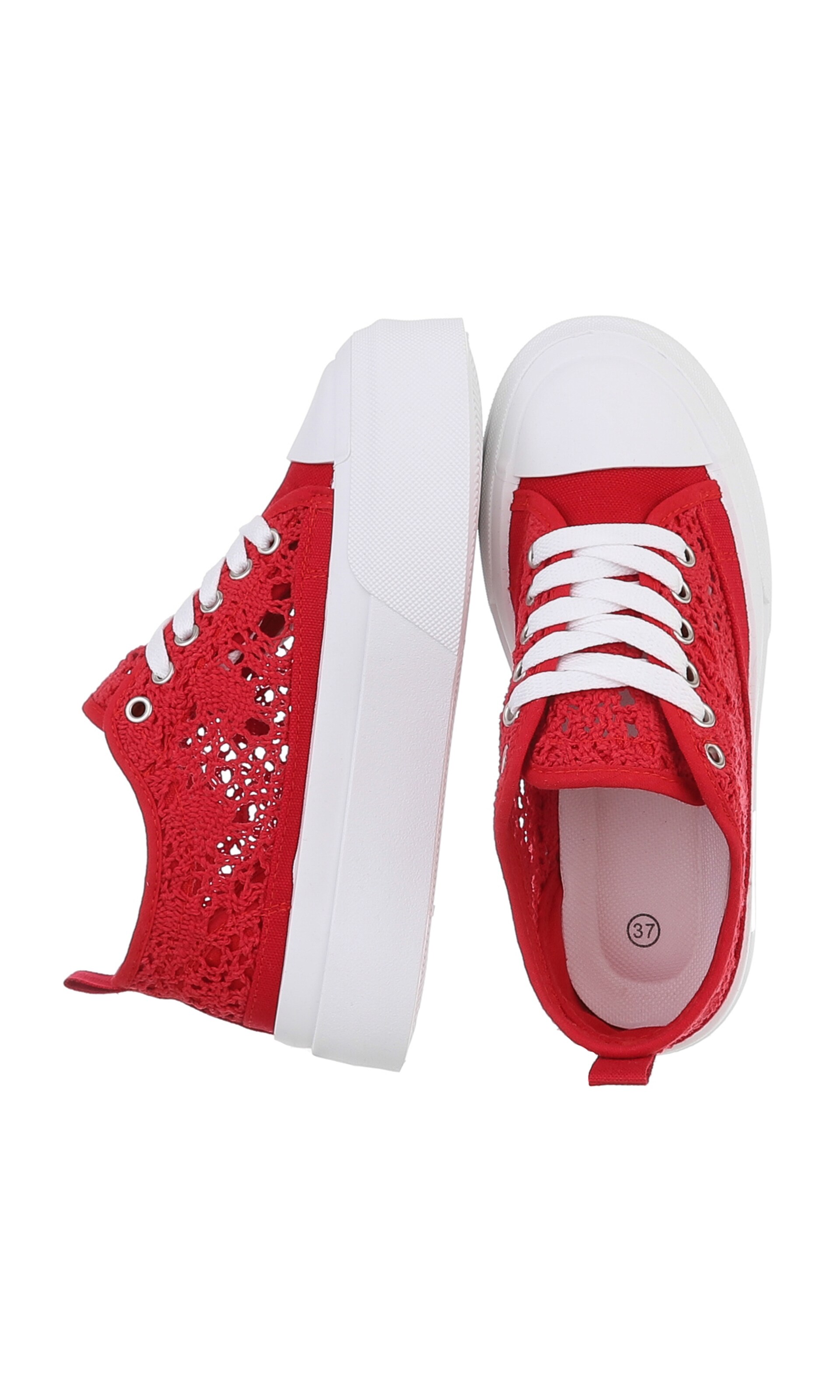 Ital-Design Sneaker in Rot