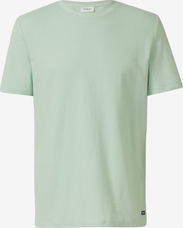 T-Shirt s.Oliver en vert : devant