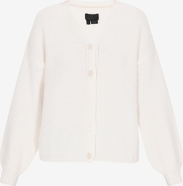 DreiMaster Klassik Oversized vest in Wit: voorkant