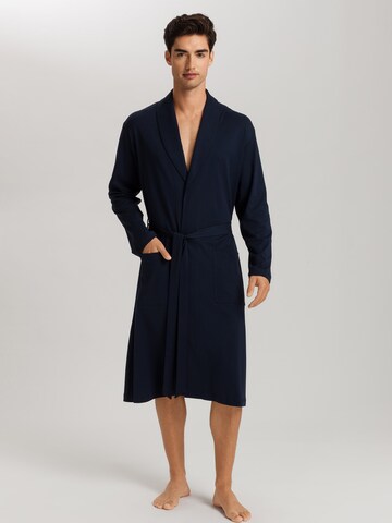 Peignoir court ' Night & Day ' Hanro en bleu : devant