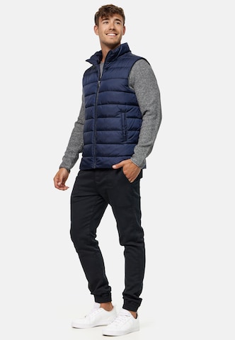 INDICODE JEANS Bodywarmer 'Gibbon' in Blauw