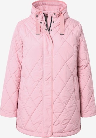 Ulla Popken Tussenparka in Roze: voorkant
