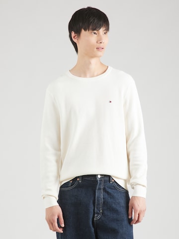 TOMMY HILFIGER Sweater 'ESSENTIAL' in Beige: front