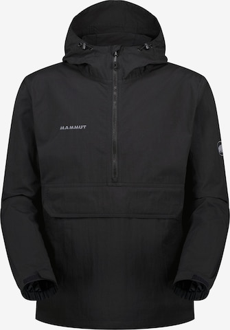 MAMMUT Outdoor Jacket 'Anorak' in Black: front