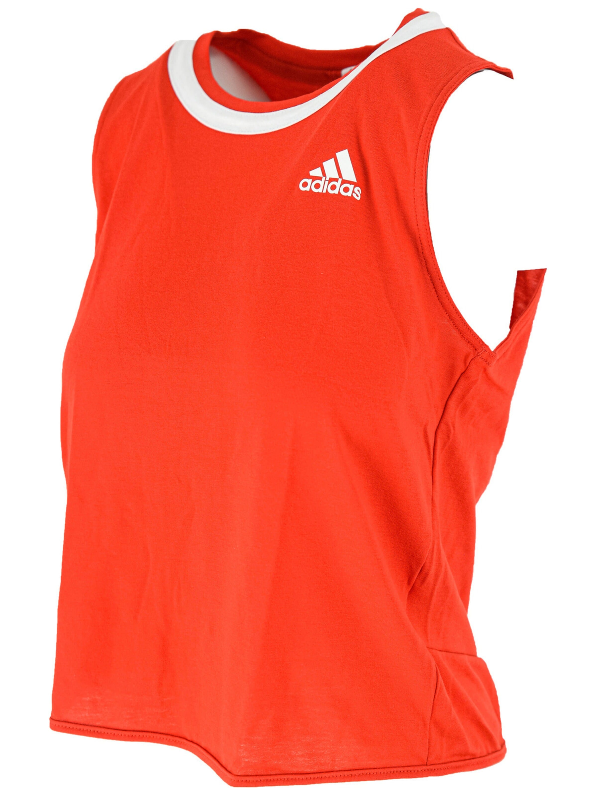 ADIDAS - Top 'adidas Knotted' en rojo