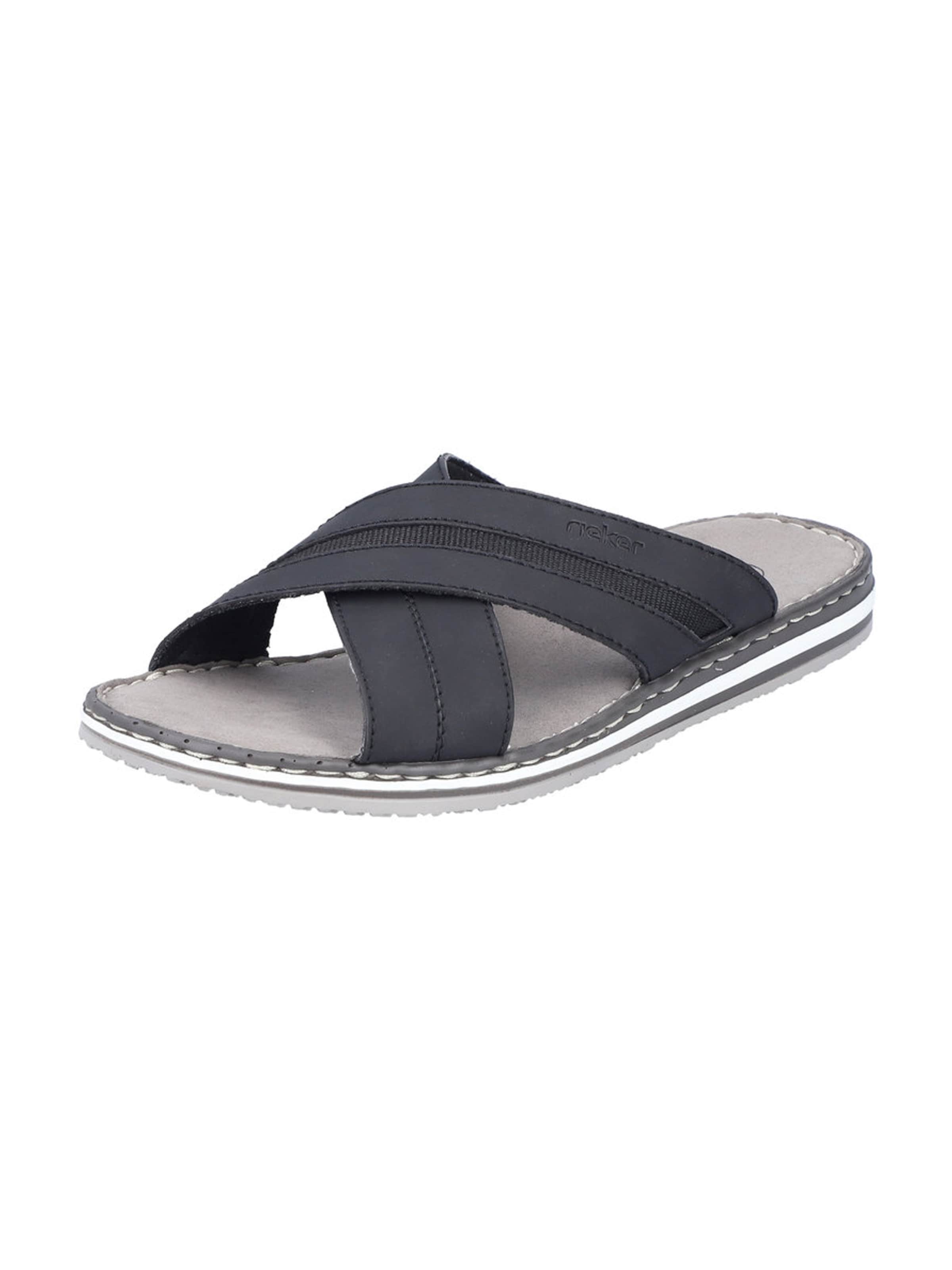 Rieker Mules in Black: front