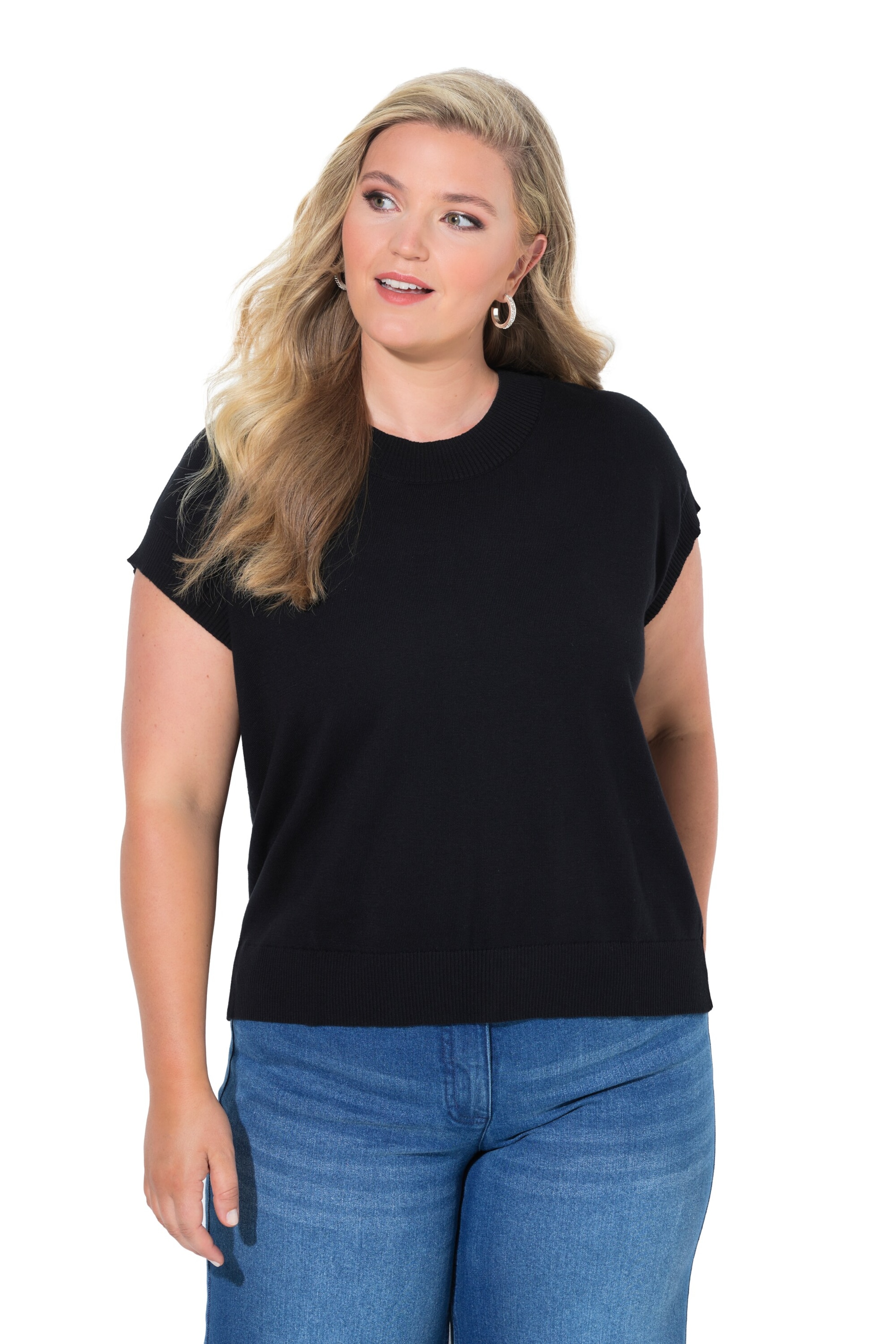 MIAMODA Pullover in Schwarz: Vorderseite