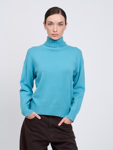 Influencer - Jersey en azul: frente