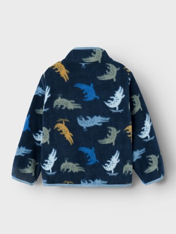 NAME IT Fleece jas 'MEEKO' in Blauw