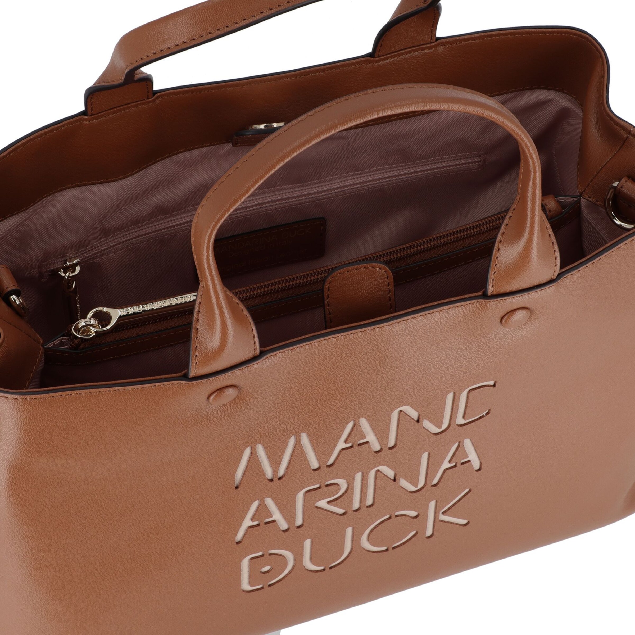 MANDARINA DUCK Handbag 'Lady Duck' in Brown