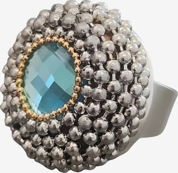 Bague 'Rebel' CLAUDIA DE ROSA JEWELRY en vert : devant