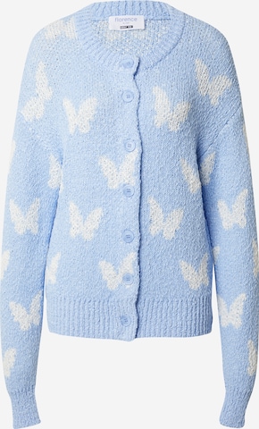 Cardigan 'Meadow Flowers' florence by mills exclusive for ABOUT YOU en bleu : devant