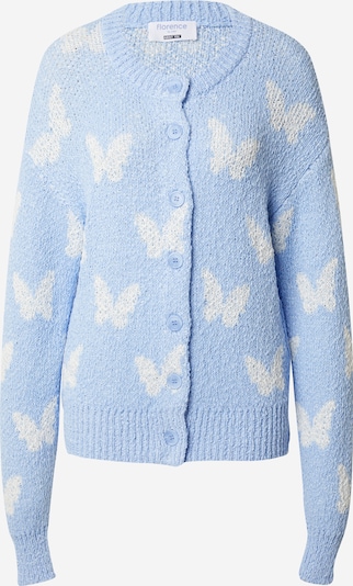 florence by mills exclusive for ABOUT YOU Cardigan 'Meadow Flowers' i lyseblå / hvid, Produktvisning