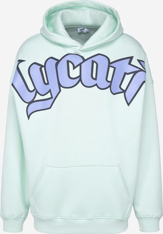 LYCATI exclusive for ABOUT YOU Sweatshirt 'Frosty Lycati' i grön: framsida