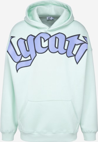 LYCATI exclusive for ABOUT YOU - Sweatshirt 'Frosty Lycati' em verde: frente