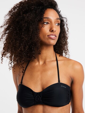 PROTEST Bandeau Bikini 'PRTSOLEDAD' in Schwarz