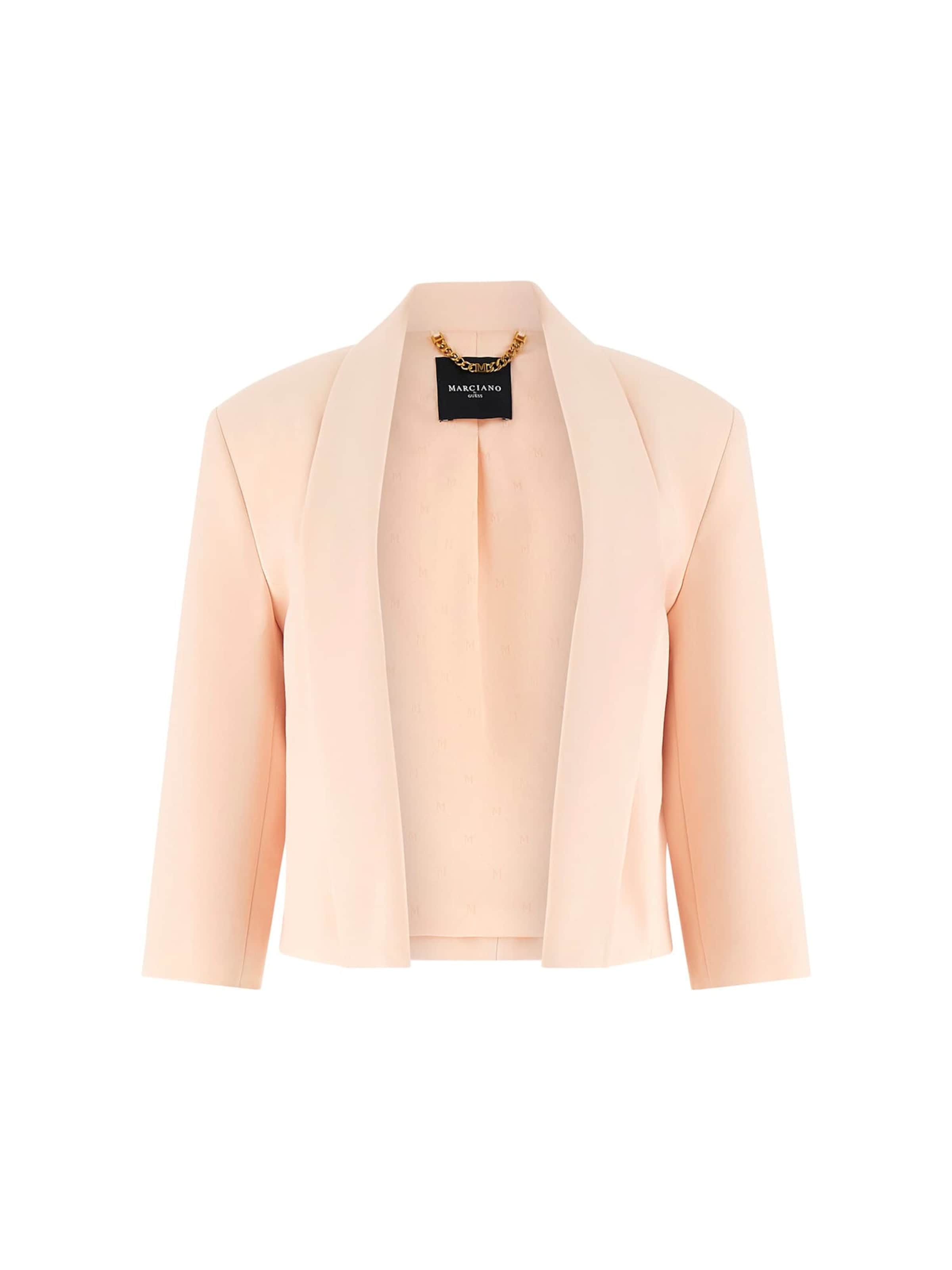 MARCIANO LOS ANGELES Blazer in Beige: front