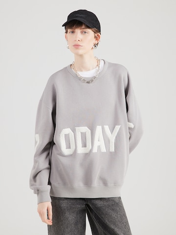 10Days - Sweatshirt em cinzento: frente
