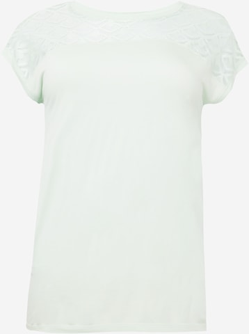 T-shirt 'FLAKE' ONLY Carmakoma en vert : devant