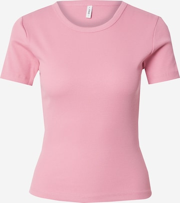 ONLY Shirt 'ONLVAL' in Pink: front