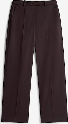 TOMMY HILFIGER Trousers with creases in Brown: front