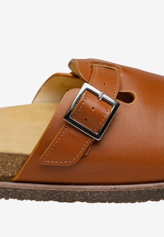 Henry Stevens Mules 'Drew P' in Brown