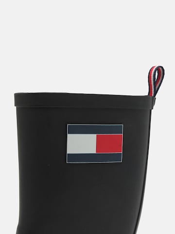 TOMMY HILFIGER Gummistiefel 'RUDY' in Schwarz
