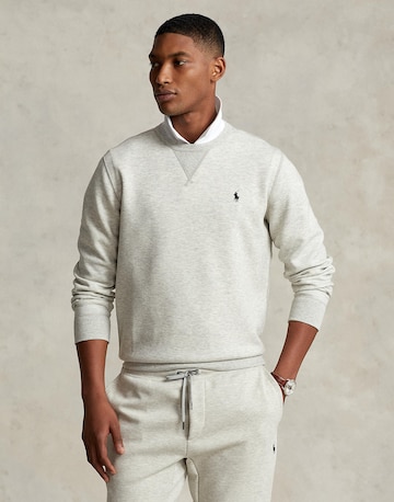 Sweat-shirt 'LSCNM6' Polo Ralph Lauren en gris : devant