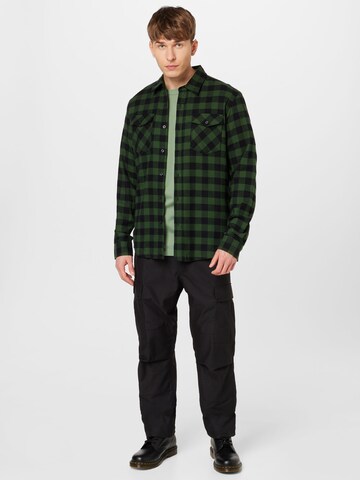 Vintage Industries - Ajuste regular Camisa 'Harley' en verde