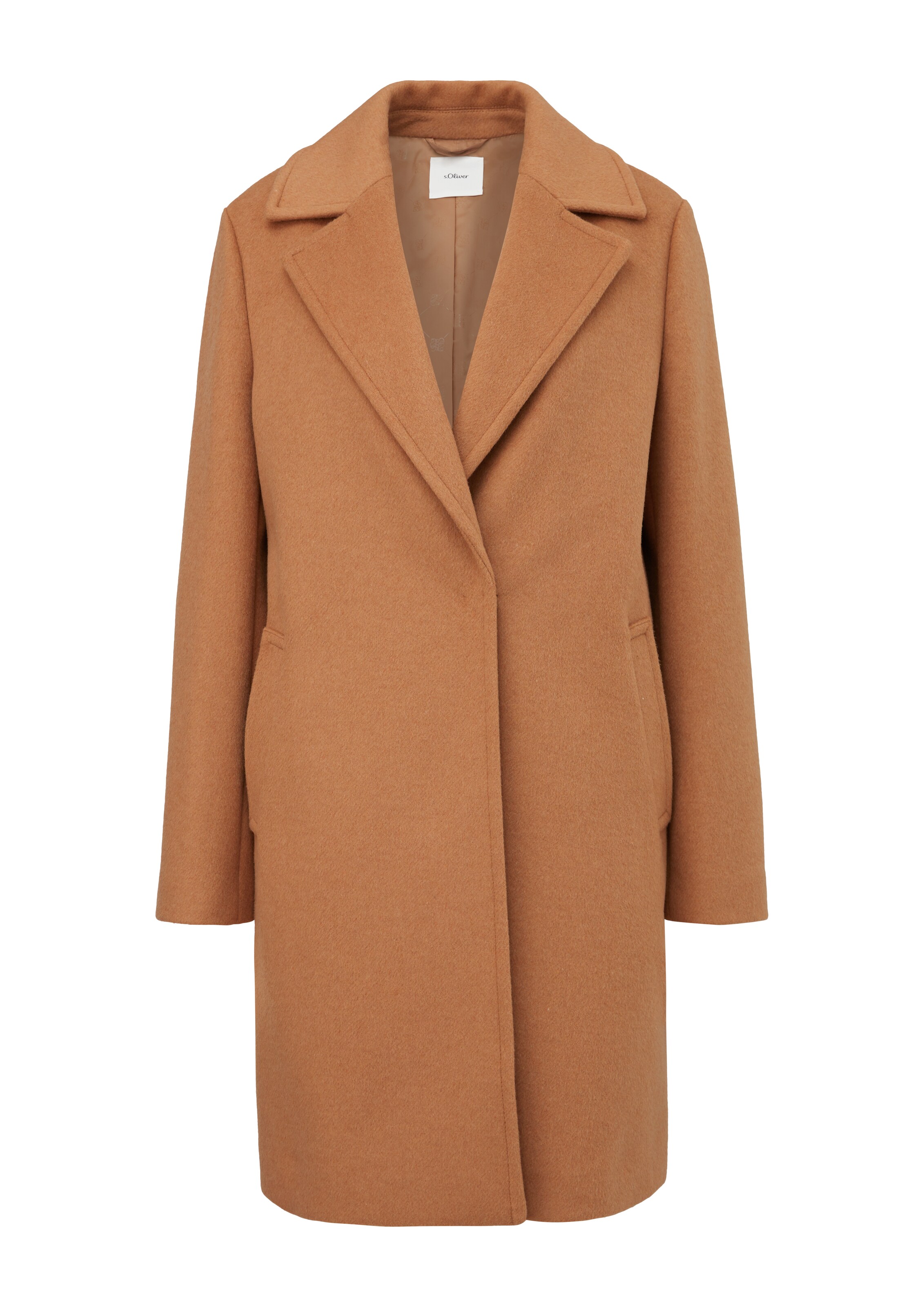 s.Oliver BLACK LABEL Übergangsmantel in Orange: Vorderseite