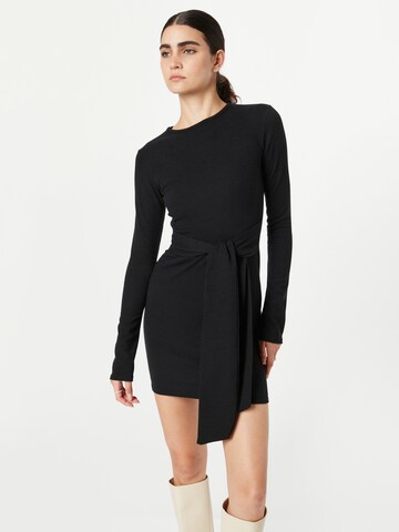 Misspap Πλεκτό φόρεμα σε μαύρο: μπροστά