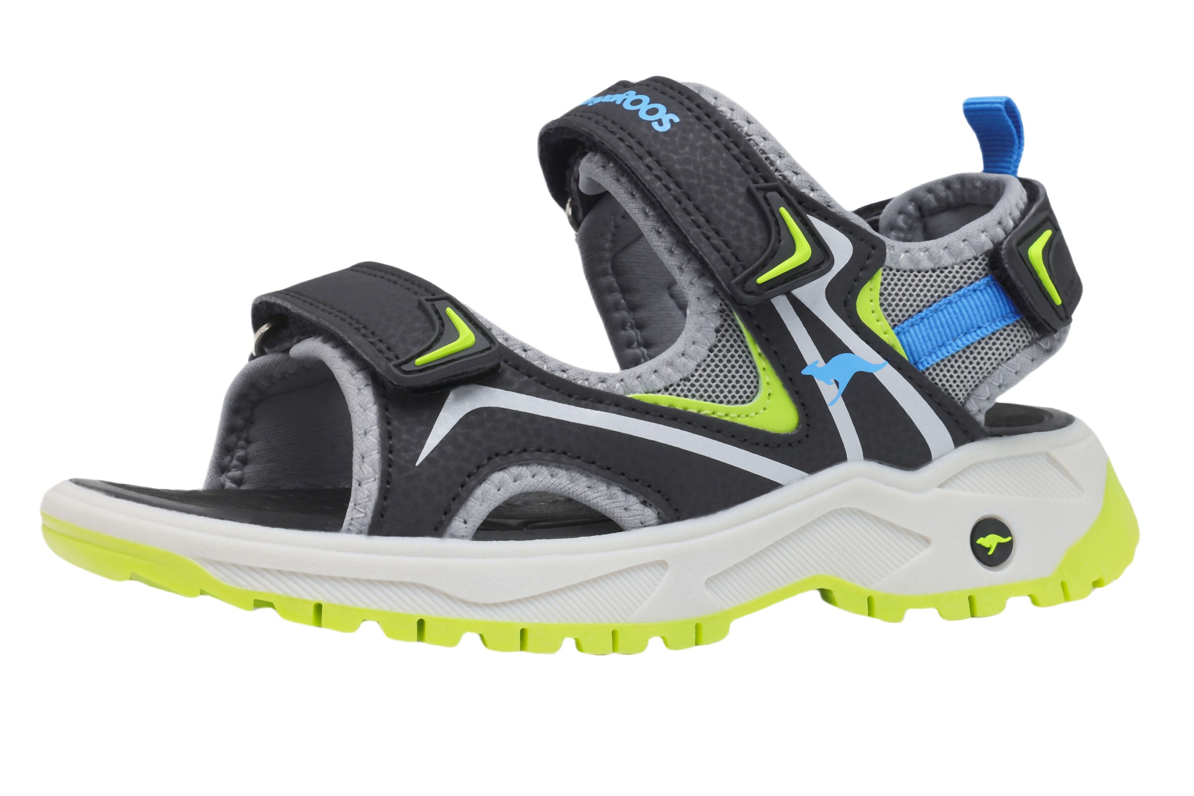 KangaROOS Sandals & Slippers in Black: front