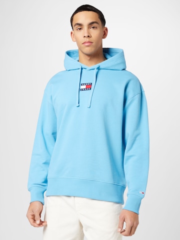 Tommy Jeans Sweatshirt in Blauw: voorkant