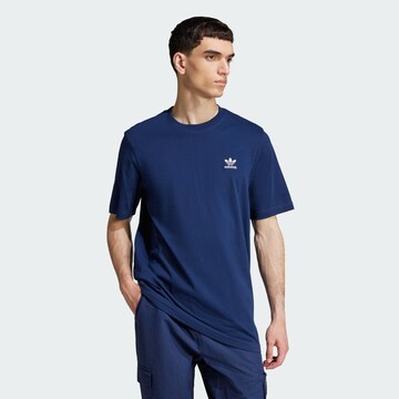 ADIDAS ORIGINALS Shirt 'Trefoil Essentials' in Blauw: voorkant
