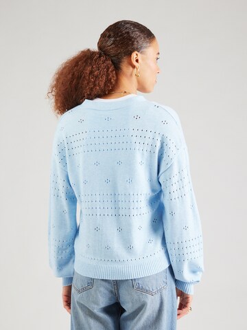 VILA Knit cardigan 'VIRil' in Blue