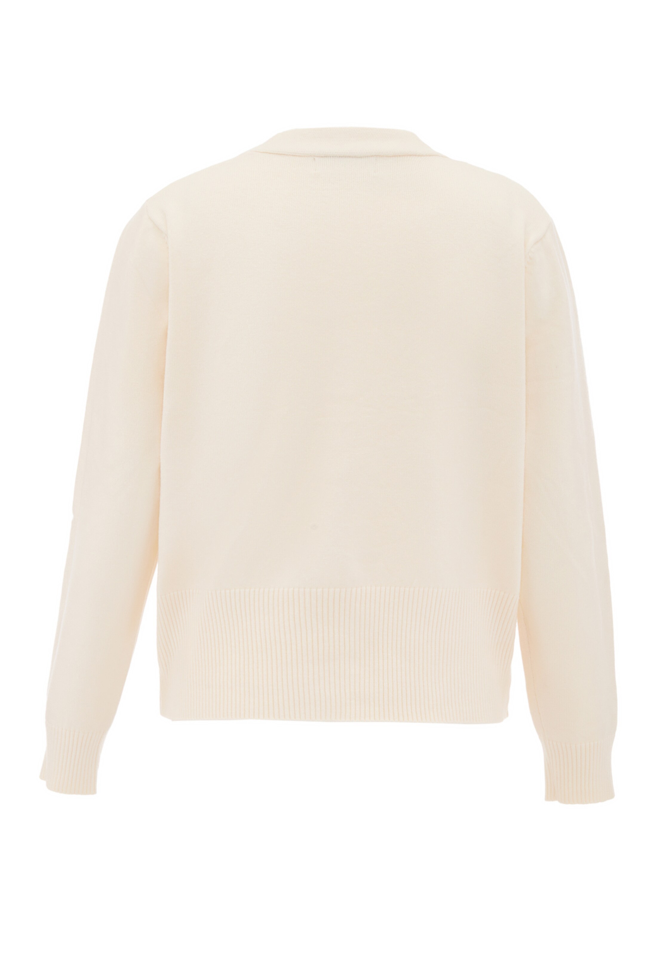 ZITHA Knit cardigan in White