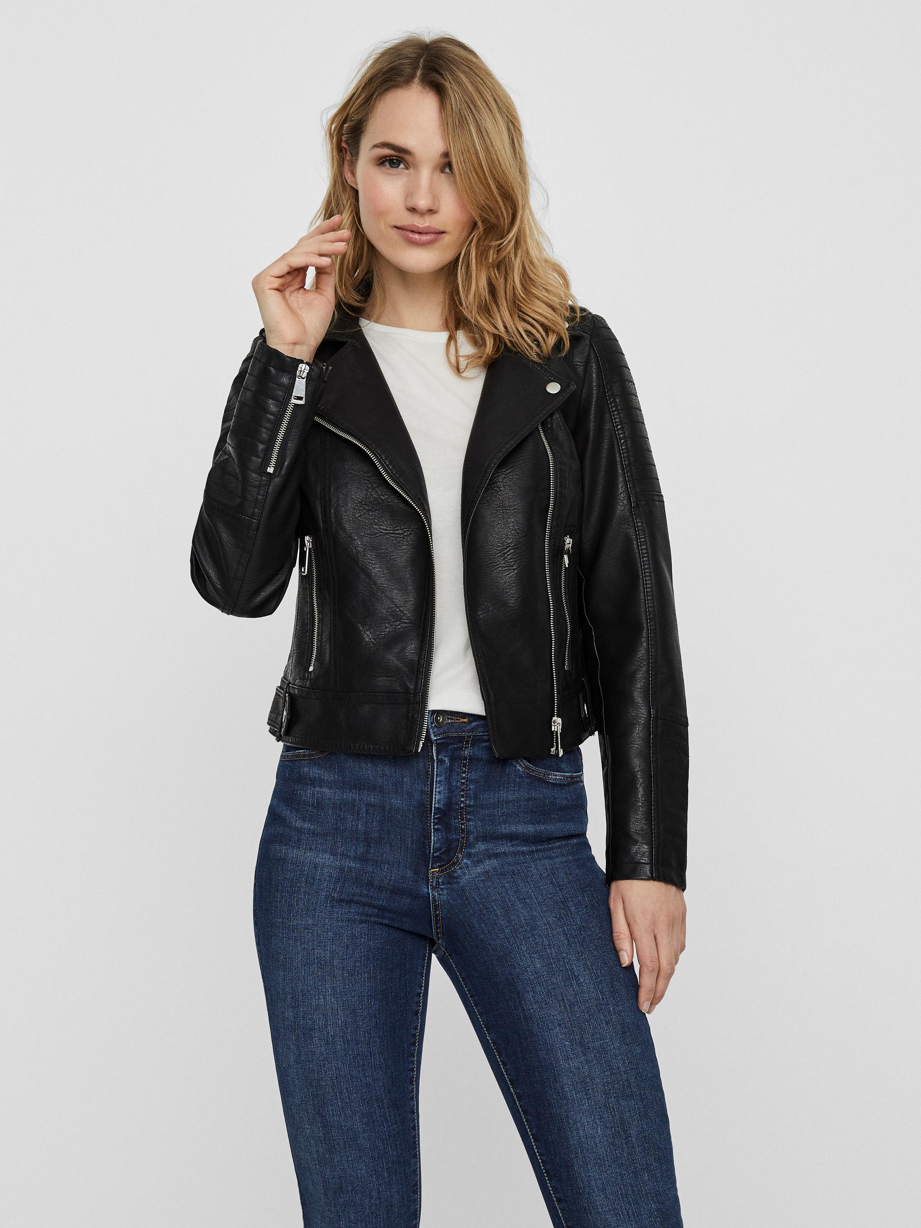 VERO MODA Giacca Imbottita In Pelle Sintetica Per Donna - Modello Vmfavodream