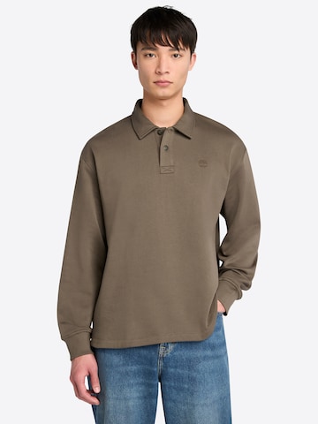 Sweat-shirt TIMBERLAND en marron : devant