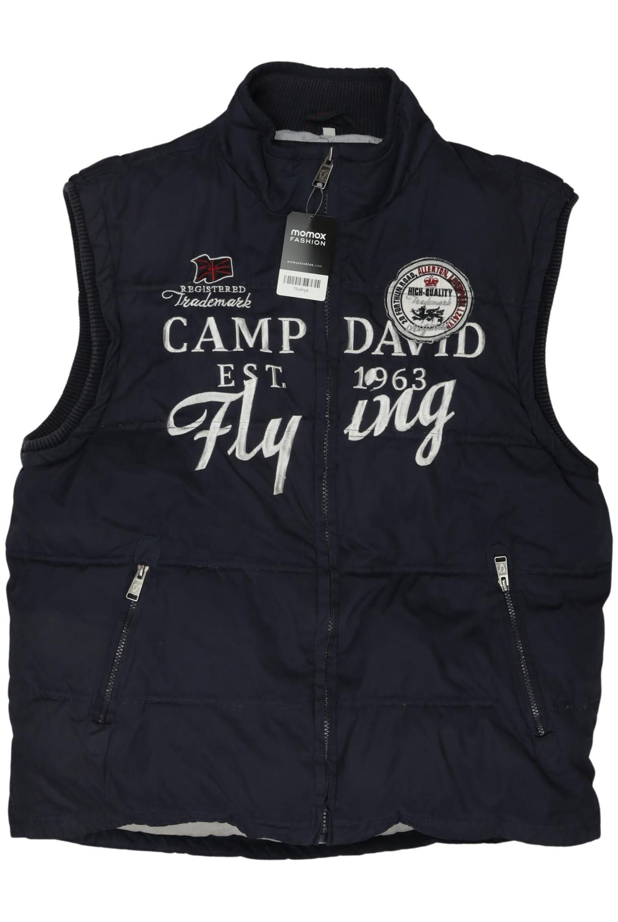 CAMP DAVID Vest in XXL in Blue: front