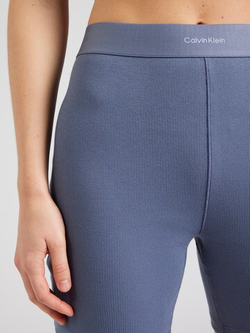 Calvin Klein Underwear Skinny Kalhoty – modrá