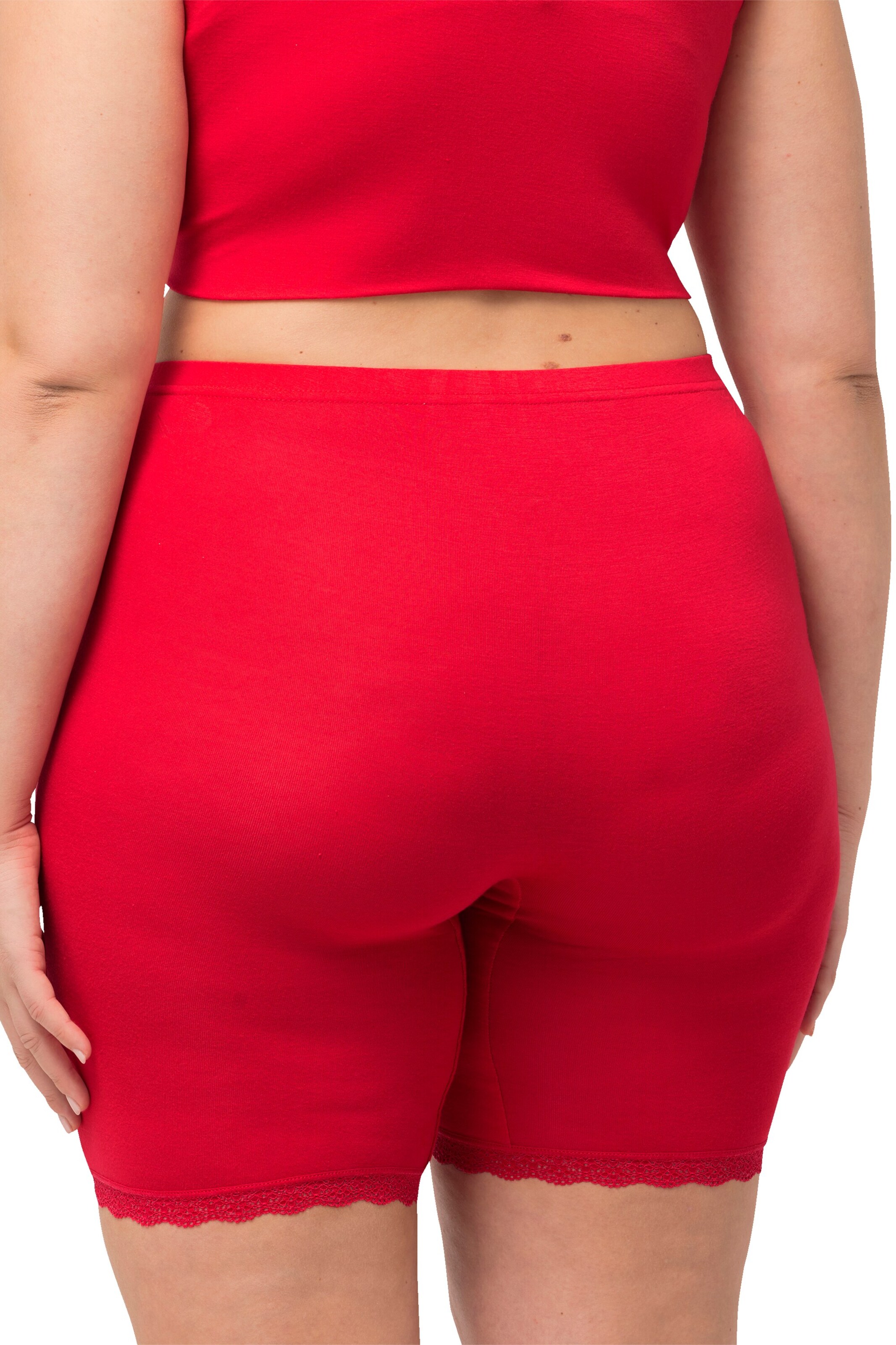 Ulla Popken Skinny Shapingbroek in Rood