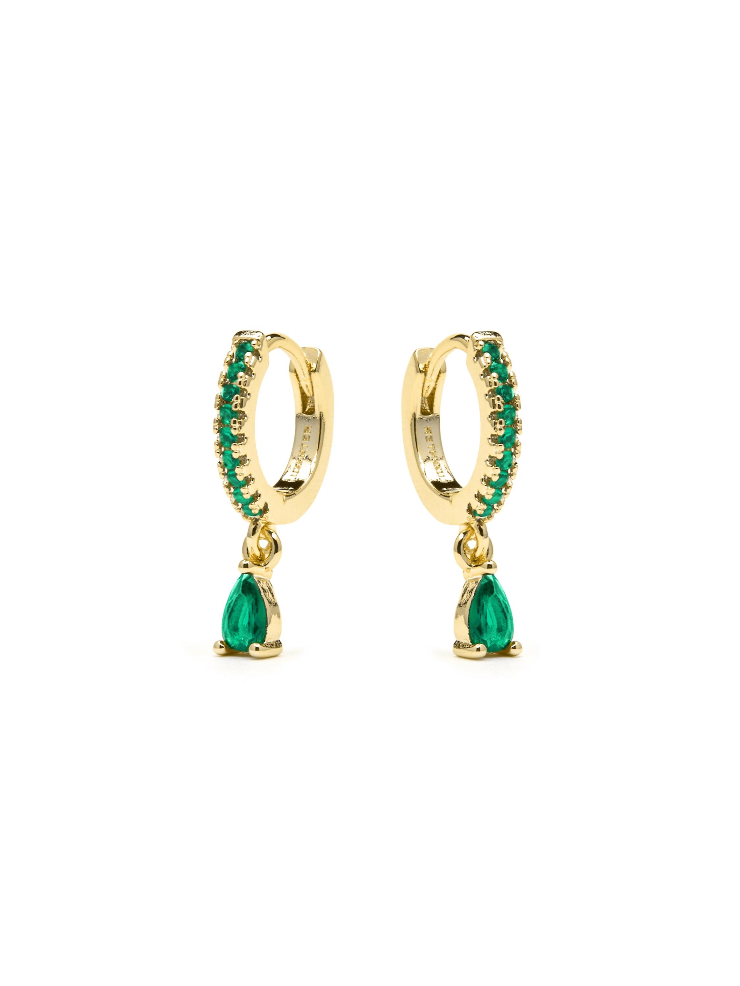 Luxenter Earrings 'Laade' in Green