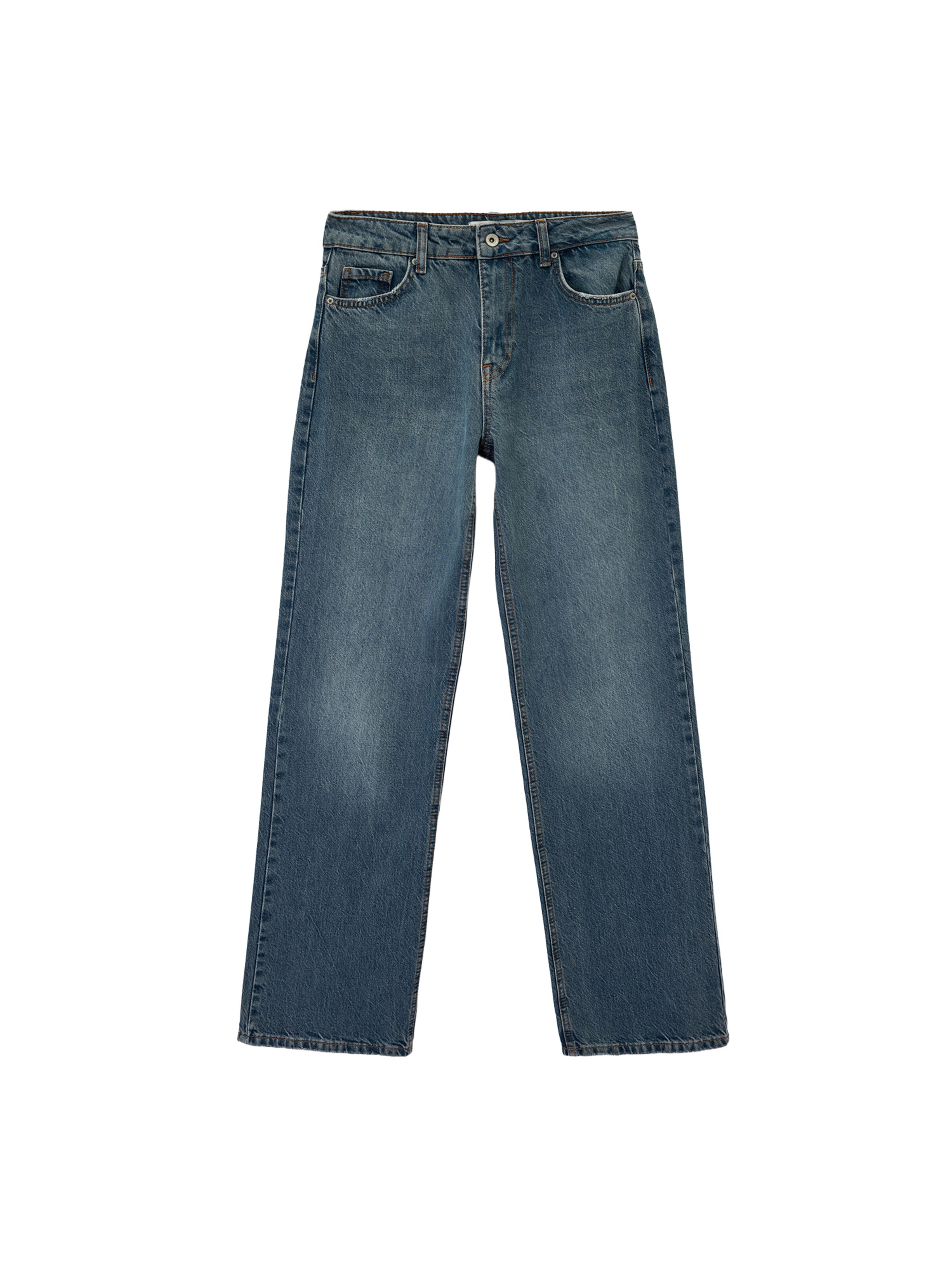 Koton Regular Jeans in Blauw: voorkant