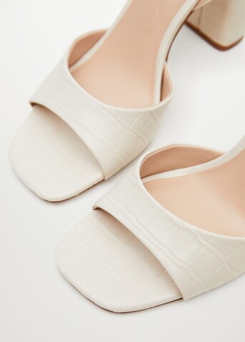 MANGO Sandalen met riem 'Summer' in Beige