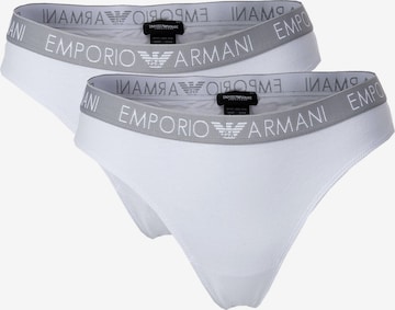 Emporio Armani String in Weiß: predná strana