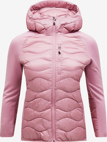 Veste outdoor PEAK PERFORMANCE en rouge : devant